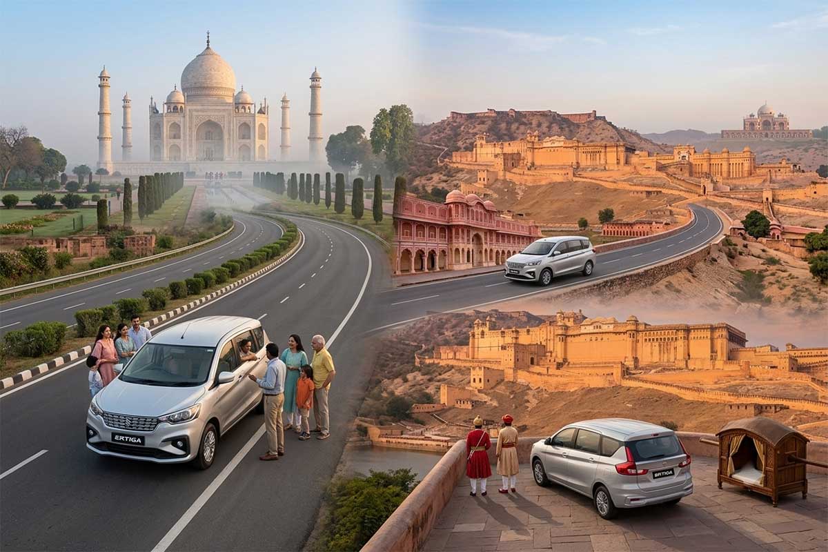 Delhi → Agra → Jaipur → Delhi