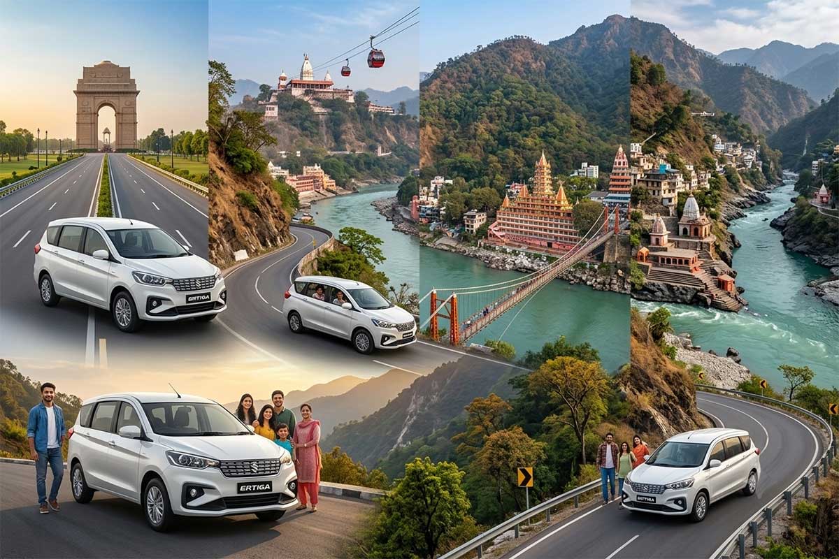 Delhi → Haridwar → Rishikesh → Devprayag → Delhi
