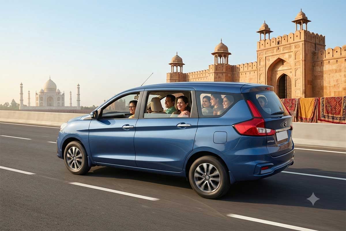 Delhi → Agra → Jaipur → Delhi