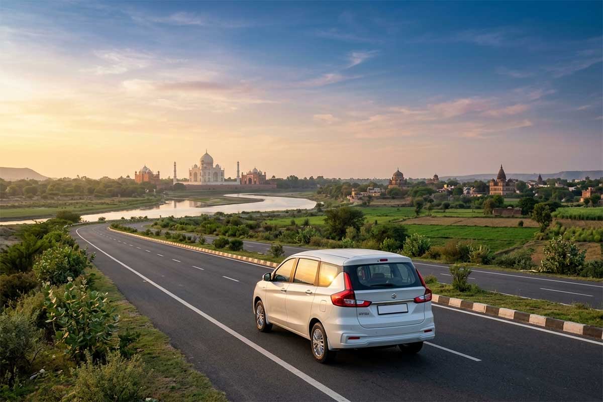 Delhi → Agra → Mathura → Vrindavan → Delhi