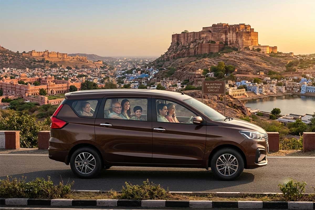 Delhi → Jaipur → Jodhpur → Pushkar → Delhi
