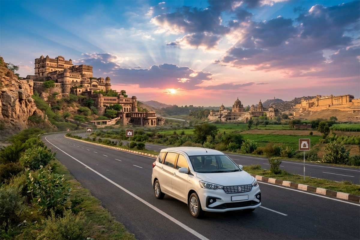 Delhi → Neemrana → Alwar → Jaipur → Delhi