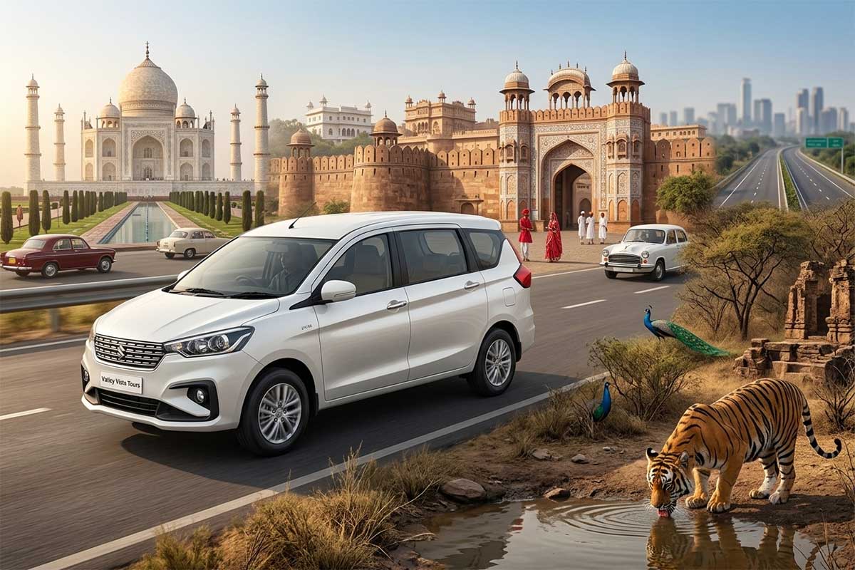 Delhi → Agra → Jaipur → Ranthambore → Delhi