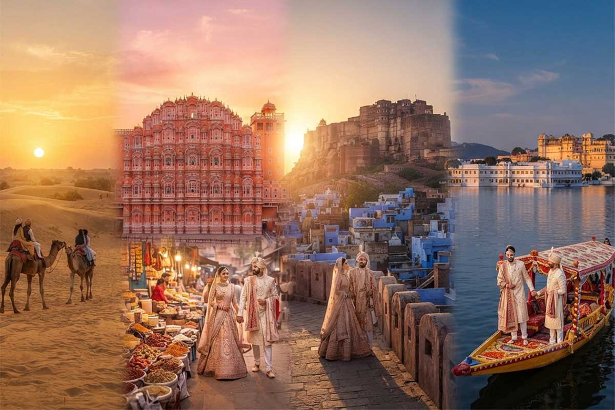 Jaipur–Jodhpur–Udaipur Romantic Escape