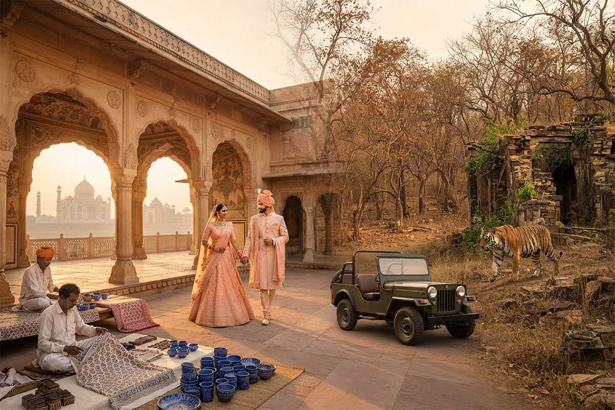 Golden Triangle + Ranthambore Honeymoon